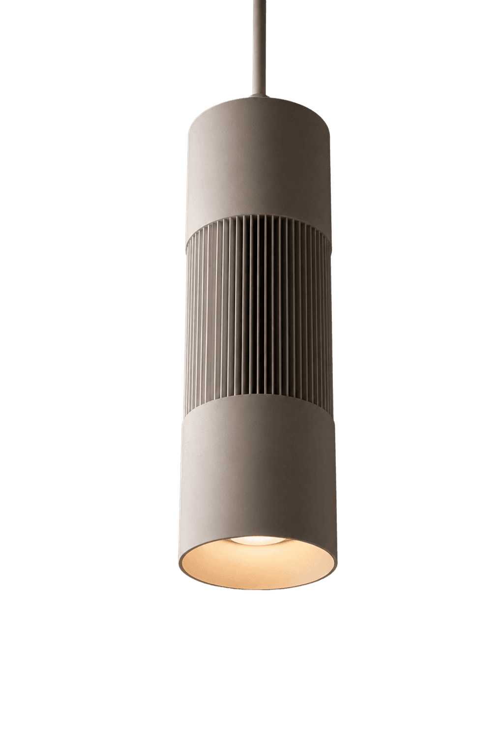 Ryuga pendant lamp glowing warm light